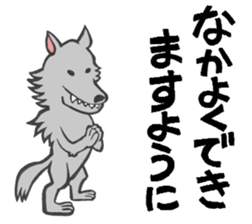 praying animals sticker #5175522