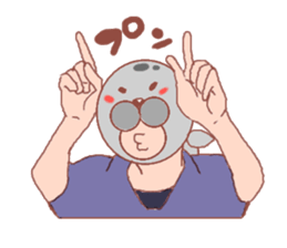 Mask seal sticker #5175615