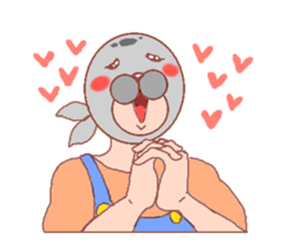 Mask seal sticker #5175619