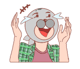 Mask seal sticker #5175622