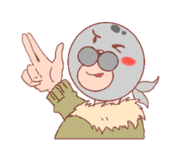 Mask seal sticker #5175628