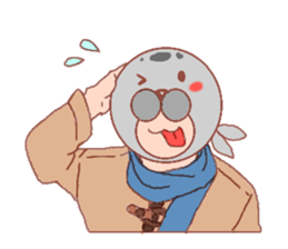 Mask seal sticker #5175629