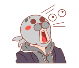 Mask seal sticker #5175631