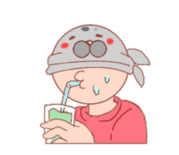 Mask seal sticker #5175634