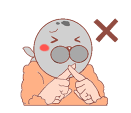 Mask seal sticker #5175636