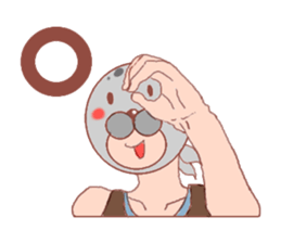 Mask seal sticker #5175637