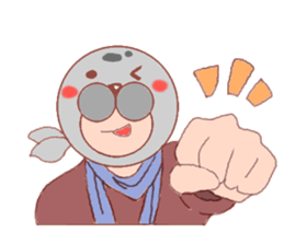 Mask seal sticker #5175648