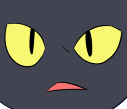 Life of black cat2 sticker #5175774