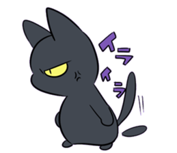 Life of black cat2 sticker #5175775