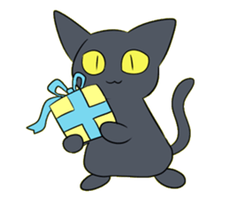 Life of black cat2 sticker #5175792