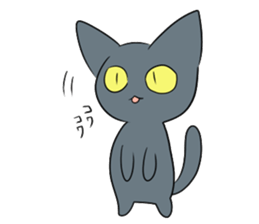 Life of black cat2 sticker #5175804