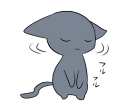 Life of black cat2 sticker #5175805