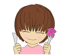 Usual basketball girl sticker #5176902