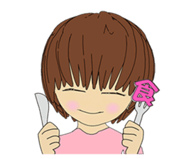 Usual basketball girl sticker #5176902