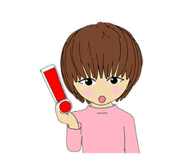 Usual basketball girl sticker #5176912