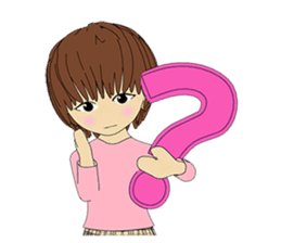 Usual basketball girl sticker #5176913