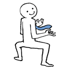 Dancing office worker sticker #5177019