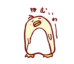 The nohohon penguin sticker #5177193