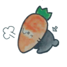 black rabbit Sticker sticker #5177533