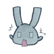 black rabbit Sticker sticker #5177562