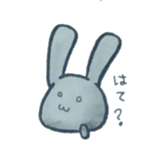 black rabbit Sticker sticker #5177567