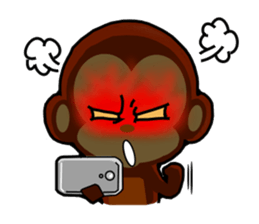 lovely monkey(3)~evolution sticker #5177789