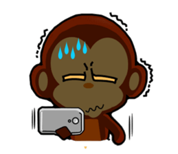 lovely monkey(3)~evolution sticker #5177790