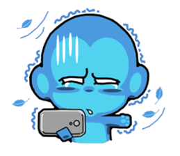 lovely monkey(3)~evolution sticker #5177791