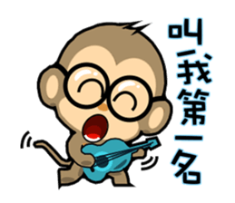 lovely monkey(3)~evolution sticker #5177801