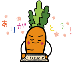 The movement which eat"NINJIN-SiriShiri" sticker #5177922