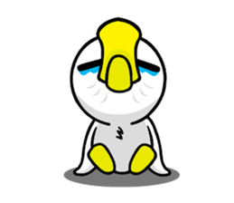 the name of the duck is a garta. sticker #5178421