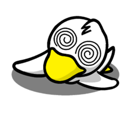 the name of the duck is a garta. sticker #5178427