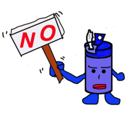 Tissue paper man and friends sticker #5179314