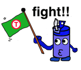 Tissue paper man and friends sticker #5179329