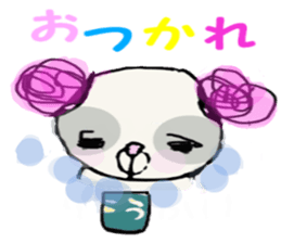 Graffti panda sticker #5179362