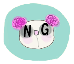 Graffti panda sticker #5179371