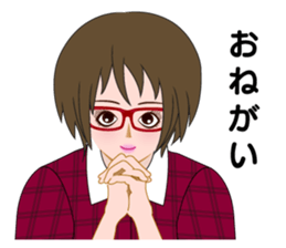 20 century spectacle girls everyday sticker #5180813