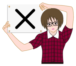 20 century spectacle girls everyday sticker #5180818