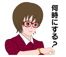 20 century spectacle girls everyday sticker #5180822