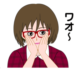 20 century spectacle girls everyday sticker #5180831