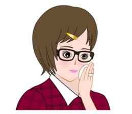 20 century spectacle girls everyday sticker #5180847