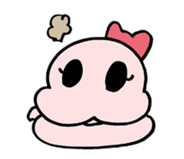 Snake baby Girls sticker #5182823