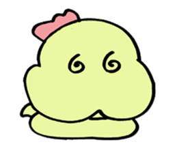 Snake baby Girls sticker #5182832