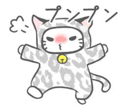 God cat Animal Costume ver sticker #5183254