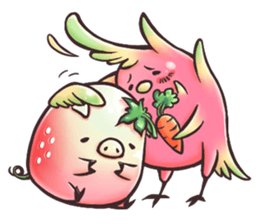 Strawberry Pig sticker #5183663
