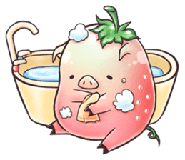 Strawberry Pig sticker #5183670