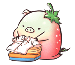 Strawberry Pig sticker #5183671