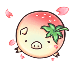 Strawberry Pig sticker #5183673