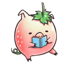 Strawberry Pig sticker #5183674
