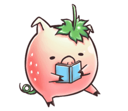 Strawberry Pig sticker #5183674